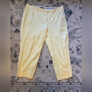 Yellow Women's Pants Talbots Size 16